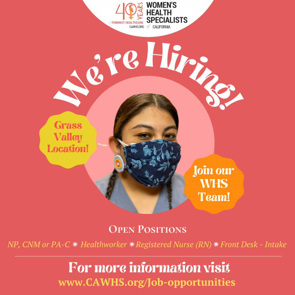 Women's Health Specialists is Hiring Now! Womens Health Specialists